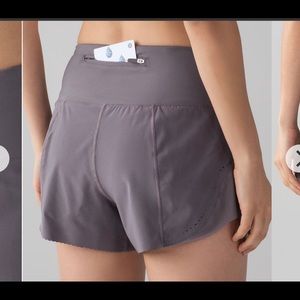 Lululemon smooth stride shorts